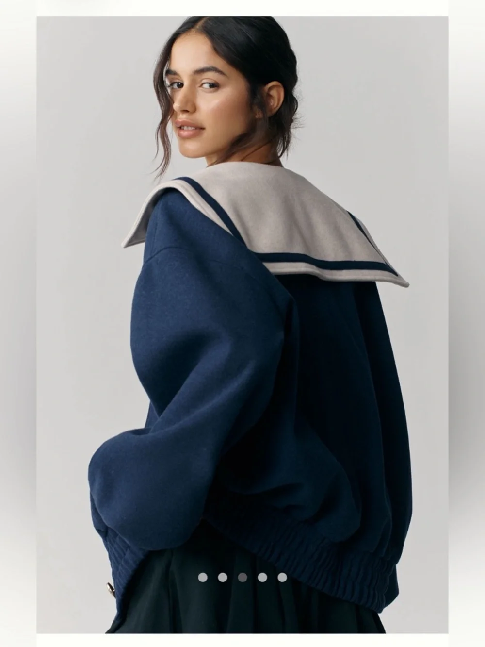 NWT Maeve Wool Blend Bomber Jacket XS - Picture 2 of 4